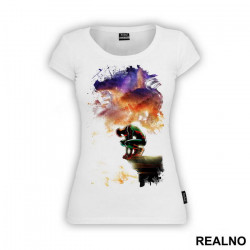 OUTLET - Bela ženska majica veličine XS - Spiderman