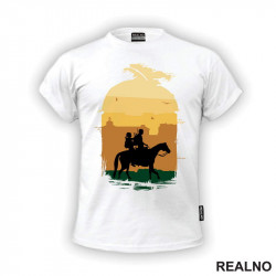 Ellie And Joel On The Horse - The Last Of Us - Majica