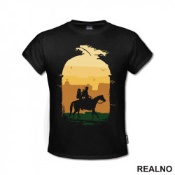 Ellie And Joel On The Horse - The Last Of Us - Majica