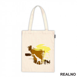 Ellie And Joel With A Giraffe - The Last Of Us - Ceger