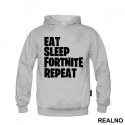 OUTLET - Sivi duks sa kapuljačom muški model veličine XL - Fortnite