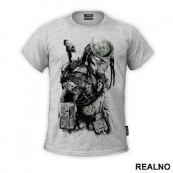 Pencil Drawing - Predator - Majica