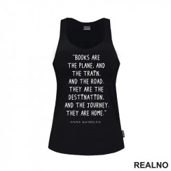 The Are Home - Quote - Books - Čitanje - Knjige - Majica