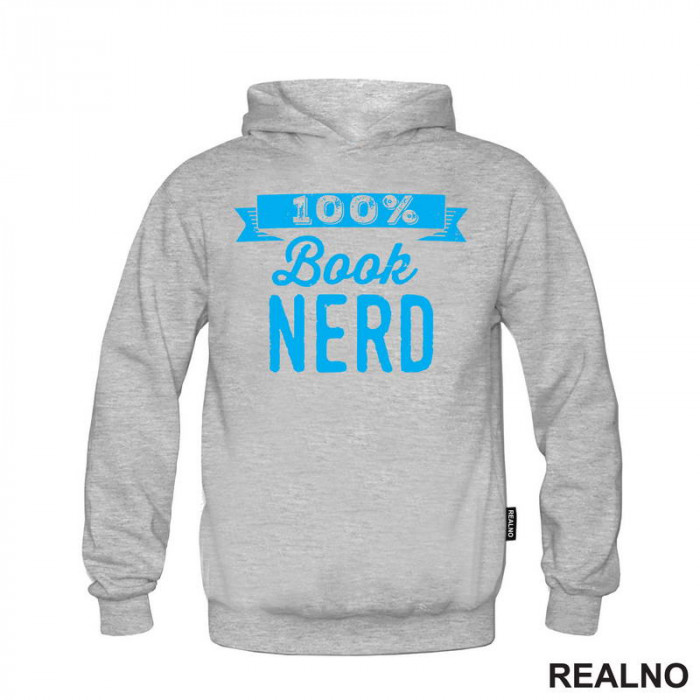 100 Percent Book Nerd - Blue - Books - Čitanje - Knjige - Duks