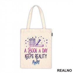 A Book A Day Keeps Reality Away - Colors - Books - Čitanje - Knjige - Ceger