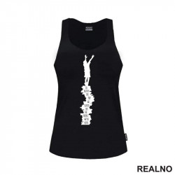 To Reach The Top We Stand On The Books We've Read - Silhouette - Books - Čitanje - Knjige - Majica