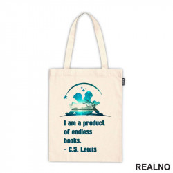 I Am A Product Of Endless Books. - C.S. Lewis - Child Reading Books - Silhouette - Books - Čitanje - Knjige - Ceger