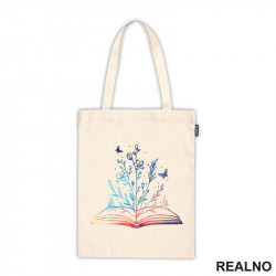 Open Book With Flowers -  Colors - Books - Čitanje - Knjige - Ceger