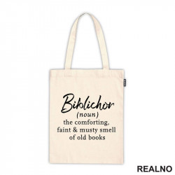 Biblichor (noun) - The Comforting, Faint & Musty Smell Of Old Books - Books - Čitanje - Knjige - Ceger