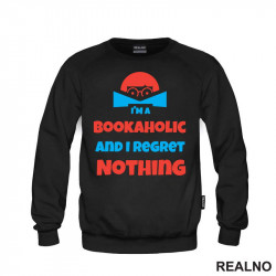 I'am A Bookaholic And I Regret Nothing - Orange And Blue - Books - Čitanje - Knjige - Duks I'am A Bookaholic And I Regret Nothing - Orange And Blue - Books - Čitanje - Knjige - Duks