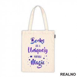 Books Are A Uniquely Portable Magic - Colors - Books - Čitanje - Knjige - Ceger