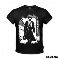 Tall, Handsome men in the dusty black coat - Peaky Blinders - Majica