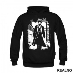 Tall, Handsome men in the dusty black coat - Peaky Blinders - Duks