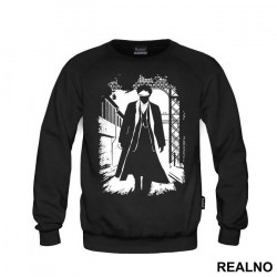 Tall, Handsome men in the dusty black coat - Peaky Blinders - Duks