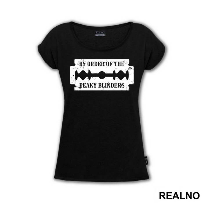 OUTLET - Crna ženska majica veličine XS - Peaky Blinders