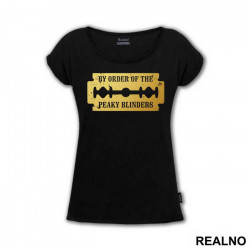 OUTLET - Crna ženska majica veličine S - Peaky Blinders OUTLET - Crna ženska majica veličine S - Peaky Blinders