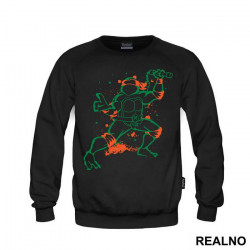 Mikelanđelo - Splatter - Nindža Kornjače - Duks Mikelanđelo - Splatter - Nindža Kornjače - Duks
