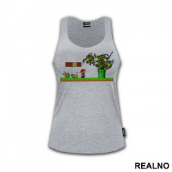 Super Mario - Nindža Kornjače - Majica