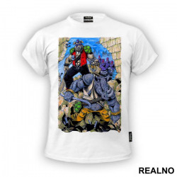 Bibop I Rokstedi - Crtež - Nindža Kornjače - Majica