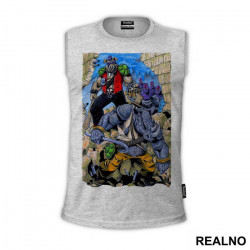 Bibop I Rokstedi - Crtež - Nindža Kornjače - Majica