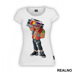 OUTLET - Bela ženska majica veličine M - Nindža Kornjače OUTLET - Bela ženska majica veličine M - Nindža Kornjače