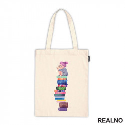 Girl Reading - Fun Girl - Colors  - Books - Čitanje - Knjige - Ceger