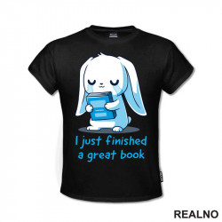 I Just Finished A Great - Books - Čitanje - Knjige - Majica