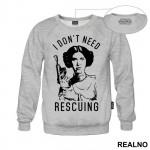 I Don't Need Rescuing - Princess Leia - Star Wars - Duks
