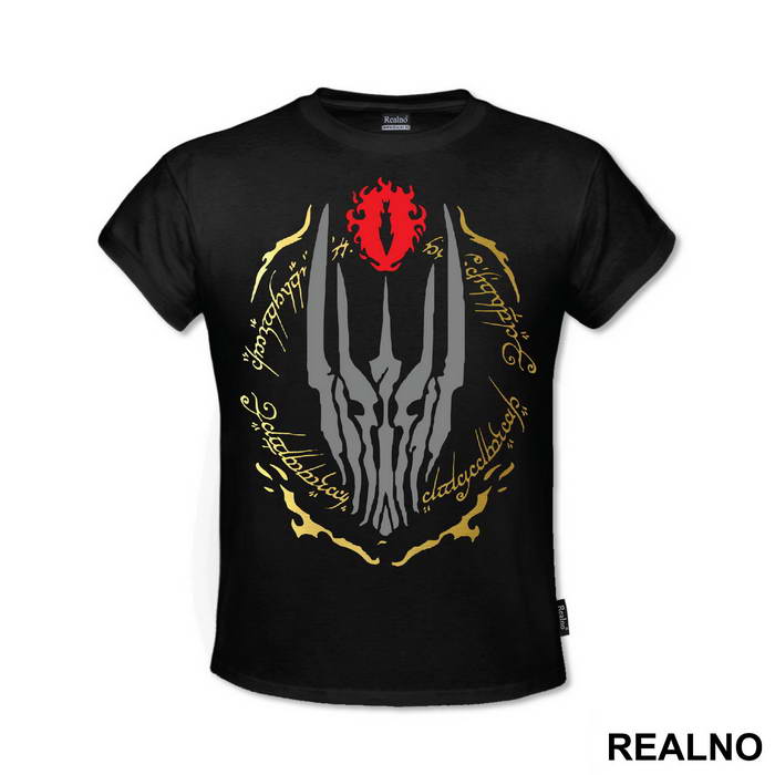 OUTLET - Crna muška majica veličine 3XL - LOTR OUTLET - Crna muška majica veličine 3XL - LOTR