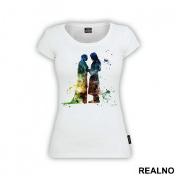 Aragorn and Arwen - Watercolor - Lord Of The Rings - LOTR - Majica Aragorn and Arwen - Watercolor - Lord Of The Rings - LOTR - Majica