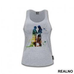 Aragorn and Arwen - Watercolor - Lord Of The Rings - LOTR - Majica Aragorn and Arwen - Watercolor - Lord Of The Rings - LOTR - Majica