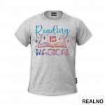 Reading Is Magical - Colors - Books - Čitanje - Knjige - Majica