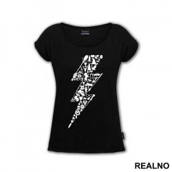 Symbols In The Shape Of A Lightning - Harry Potter - Majica