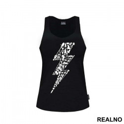 Symbols In The Shape Of A Lightning - Harry Potter - Majica