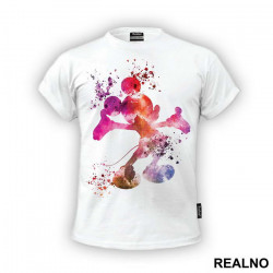 Miki - Razlivene boje - Crtani Filmovi - Majica