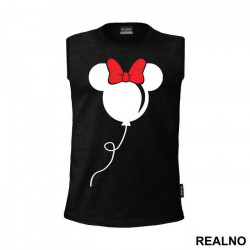 OUTLET - Crna bez rukava muška majica veličine XS - Miki OUTLET - Crna bez rukava muška majica veličine XS - Miki