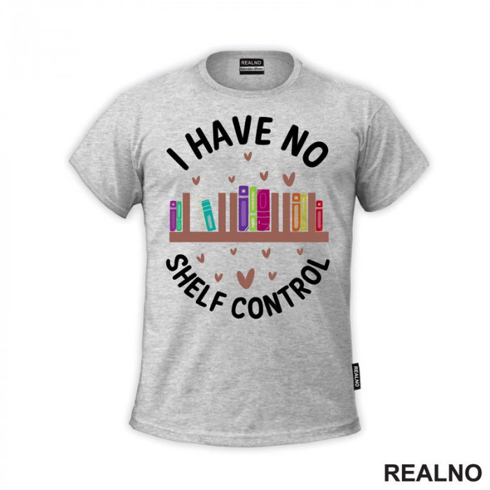 I Have No Shelf Control - Flying Hearts - Books - Čitanje - Knjige - Majica