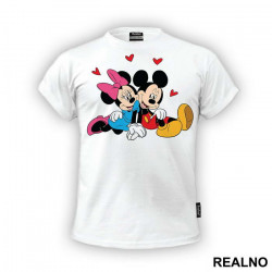 Malena srca - Miki i Mini - Crtani Filmovi - Majica