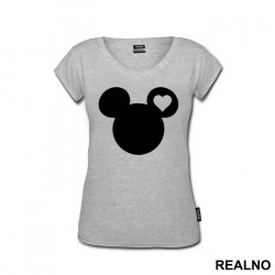 Mikijeva glava i srce - Crtani Filmovi - Majica