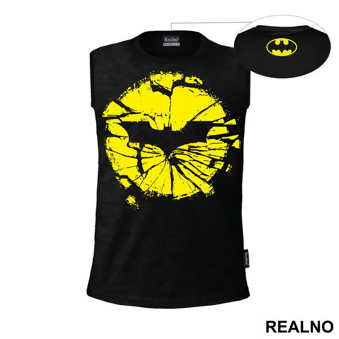 Cracked Logo - Batman - Majica
