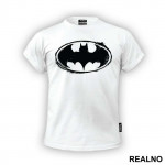 White Logo - Batman - Majica