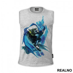 Blue Drawing - Batman - Majica