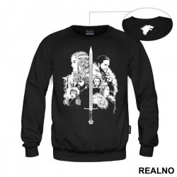 Daenerys Targaryen, Jon Snow, Tyrion Lannister, Arya Stark, Cersei Lannister, And Sansa Stark - Game Of Thrones - GOT - Duks