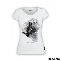 Jon Snow, Ghost And Crow - Game Of Thrones - GOT - Majica