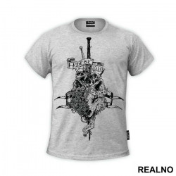 House Stark - Black Drawing - Winter Is Coming - Game Of Thrones - GOT - Majica