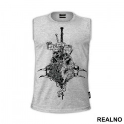 House Stark - Black Drawing - Winter Is Coming - Game Of Thrones - GOT - Majica