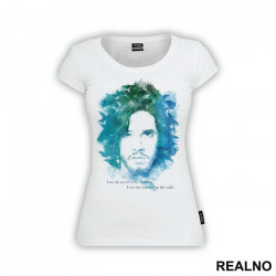 I Am The Sword In The Darkness, I Am The Watcher On The Wall - Jon Snow - Blue - Game Of Thrones - GOT - Majica