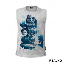 Jon Snow, Daenerys Targaryen, Tyrion Lannister And White Walker - Game Of Thrones - GOT - Majica