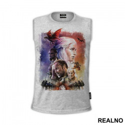 Daenerys Targaryen And Her Army - Game Of Thrones - GOT - Majica