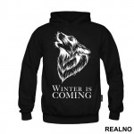 Winter Is Coming - White Dire Wolf - Game Of Thrones - GOT - Duks